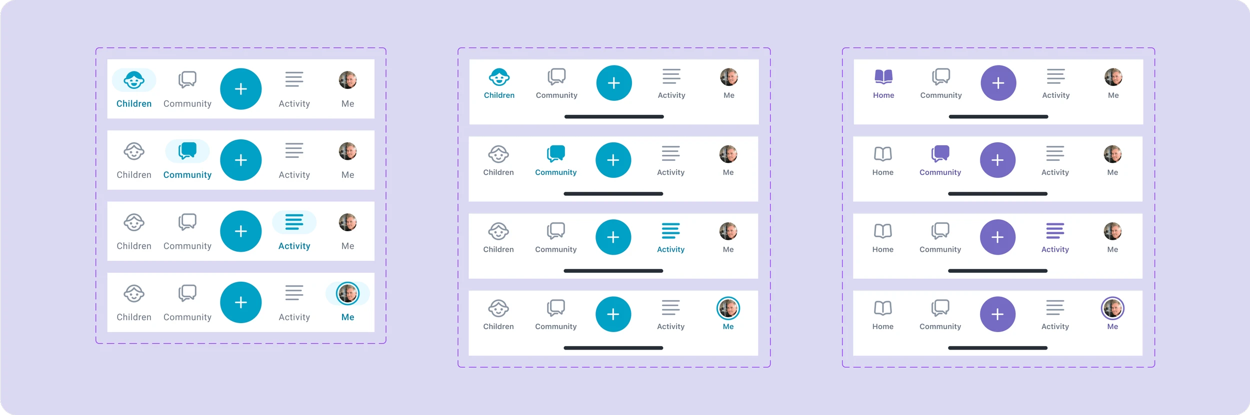 Standardising navigation across Android and iOS, educator and family apps.
